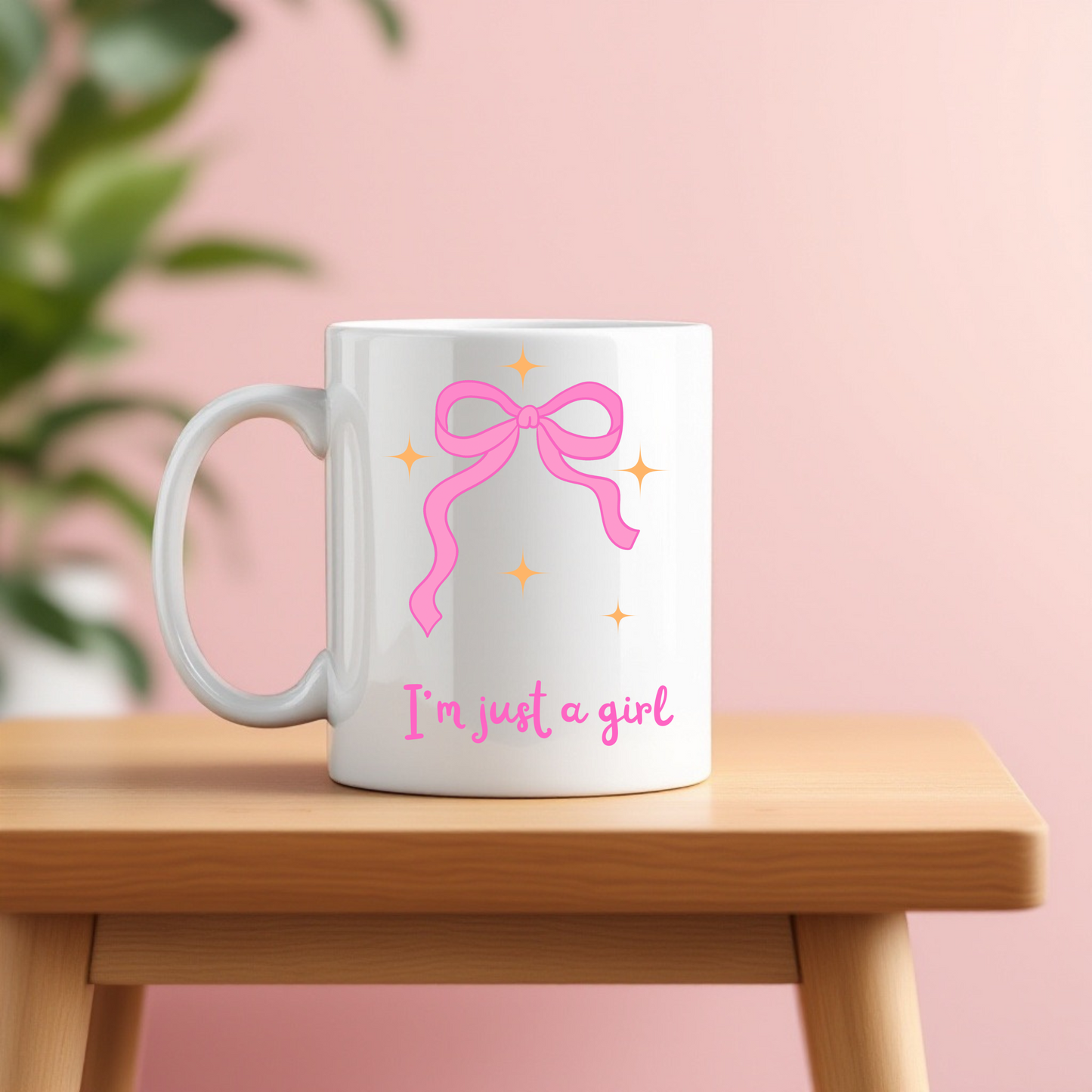 I'm Just a Girl Ceramic Mug