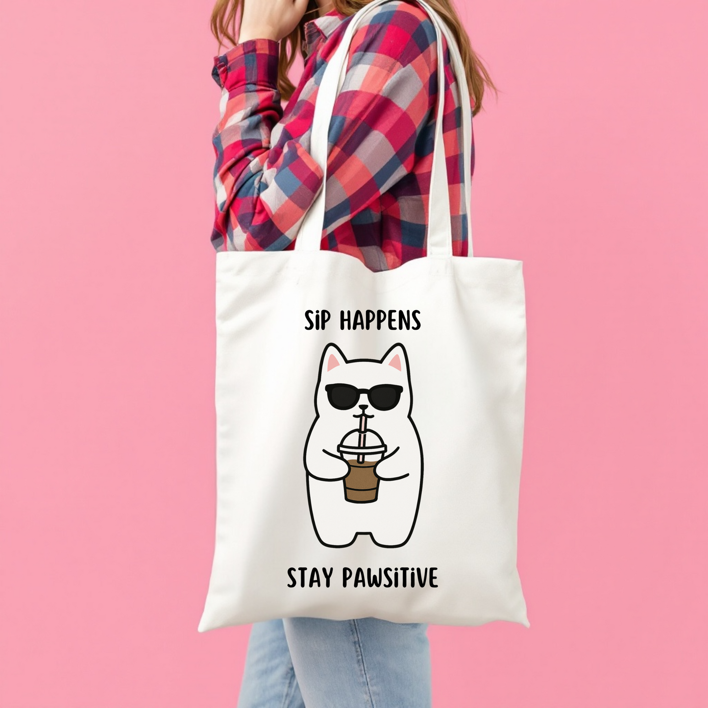 Stay Pawsitive Tote Bag