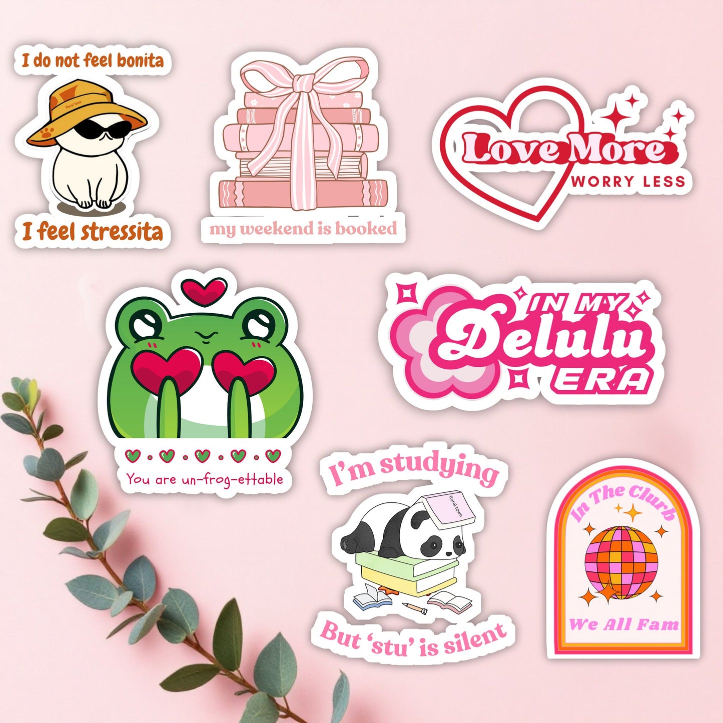 Booked Die-Cut Vinyl Sticker