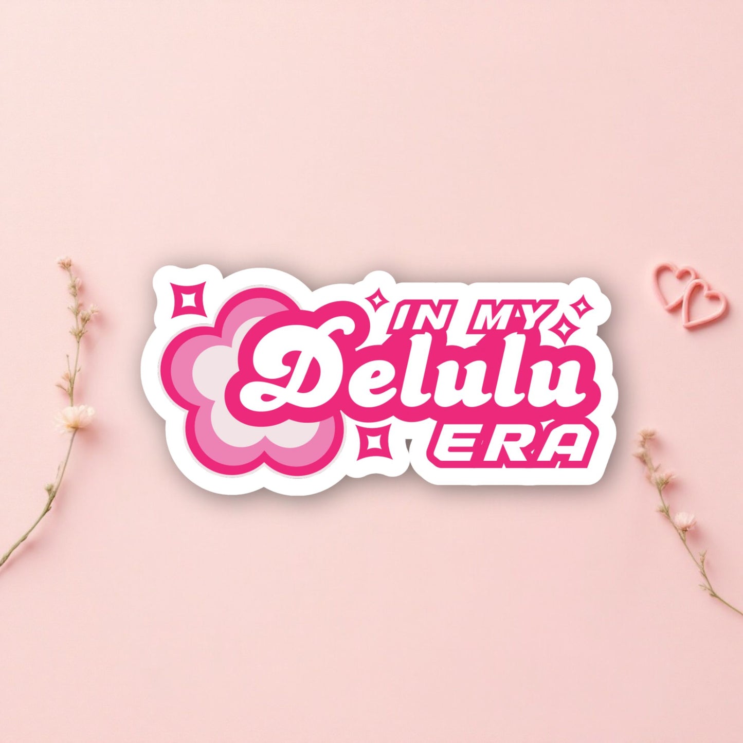 Delulu Era Die-Cut Vinyl Sticker