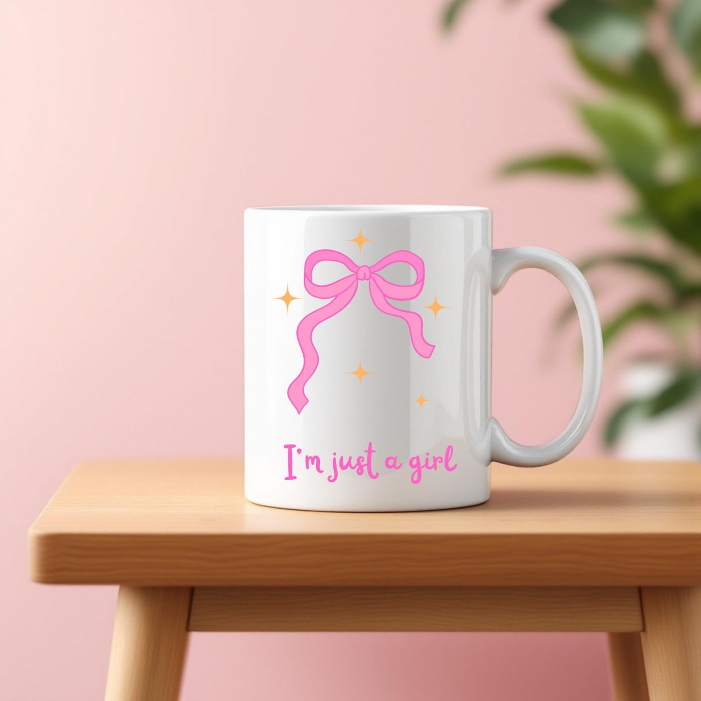 I'm Just a Girl Ceramic Mug