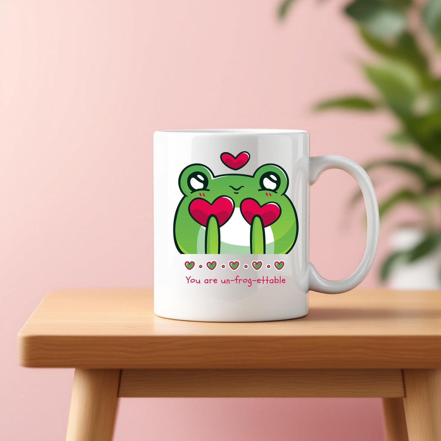 Froggy White Ceramic Mug