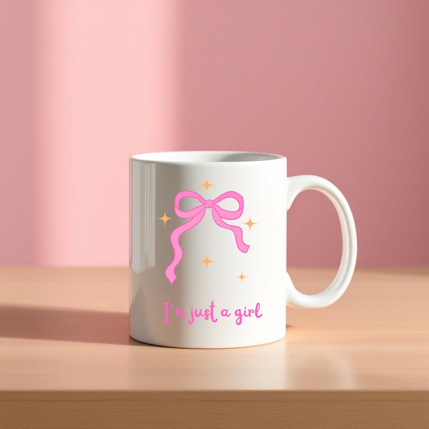 I'm Just a Girl Ceramic Mug