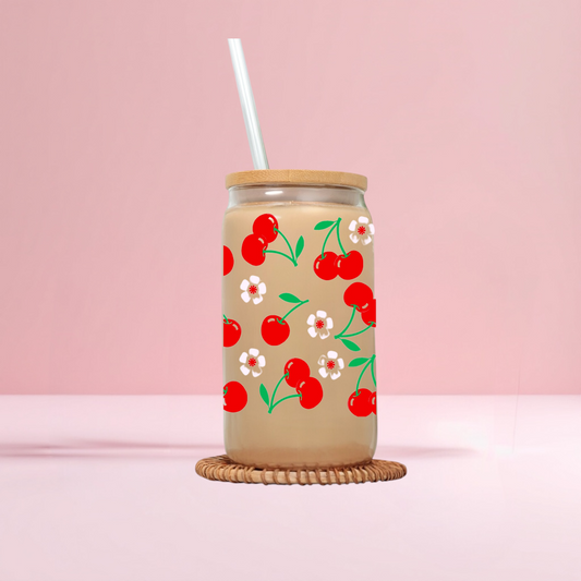 Cherry Blossom Glass Cup