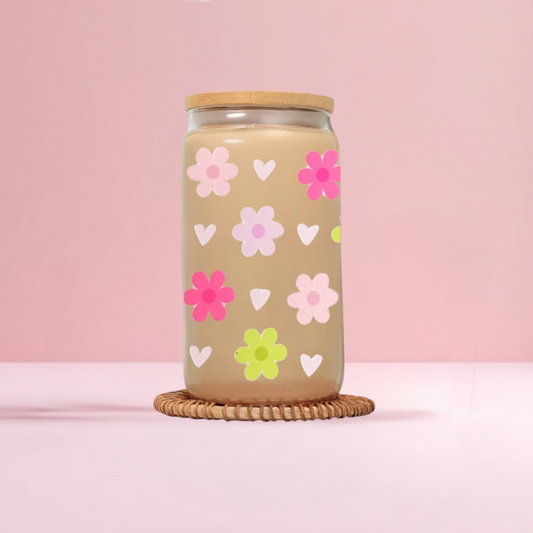 Daisy Glass Cup