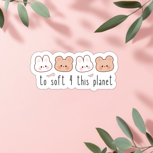 Cute Die-Cut Vinyl Sticker