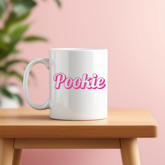 Pookie White Ceramic Mug
