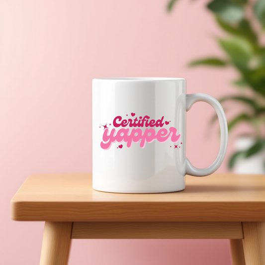 Certified Yapper Ceramic Mug
