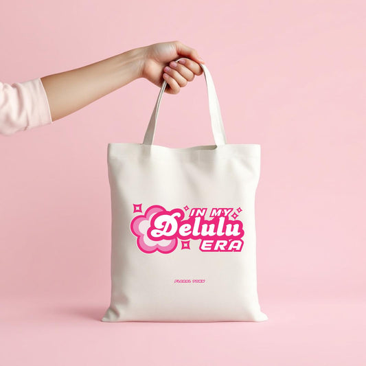 Delulu Era Panda Tote Bag